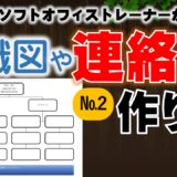 Word【SmartArt】で連絡網でや組織図やトーナメント表を作ろう