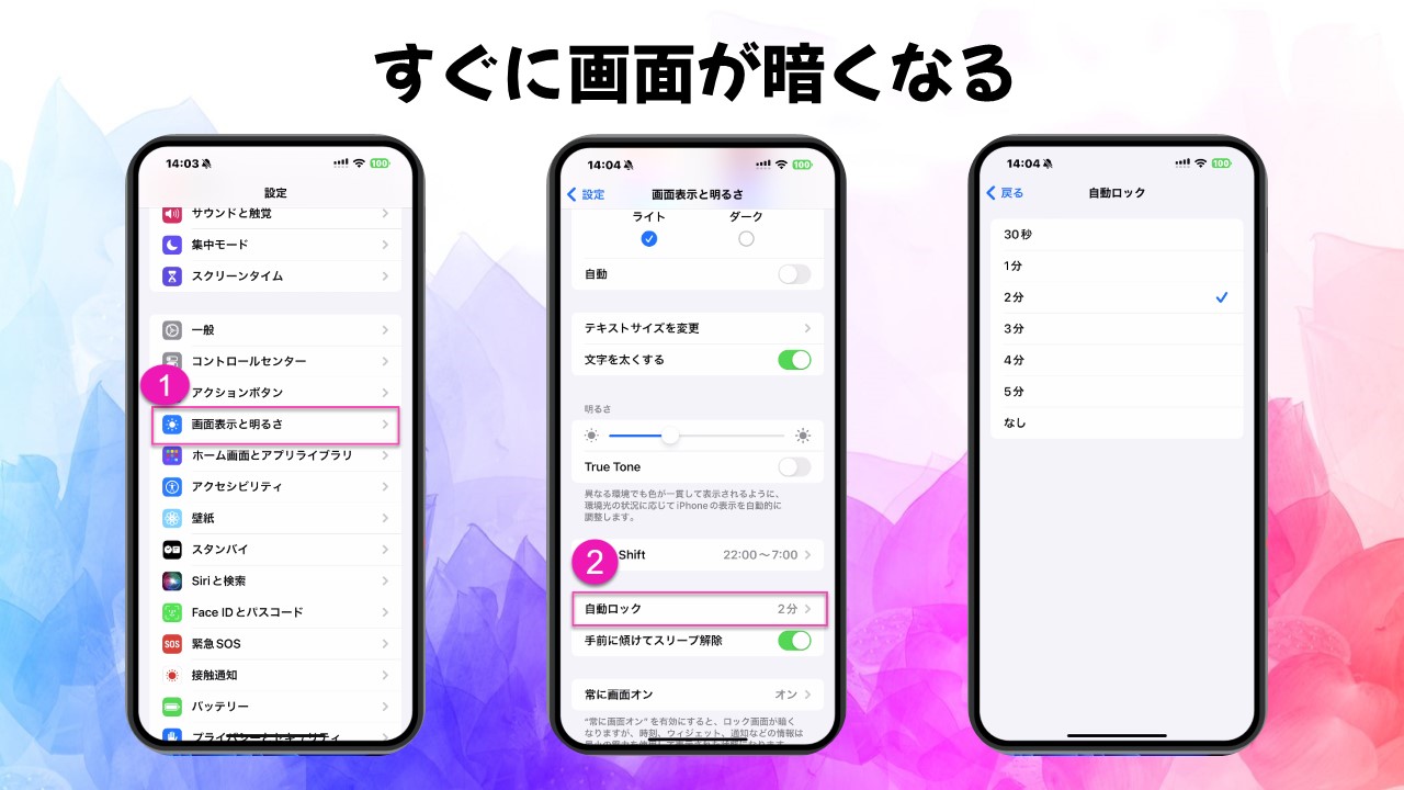 コレクション iphone 照明 暗くなる